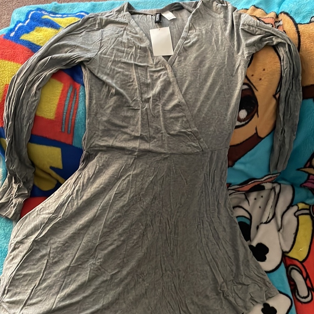 Brand new, gray dress from H&M